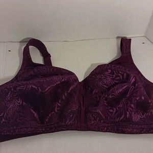 Bra Floral Brocade Jacuard 48DD Purple